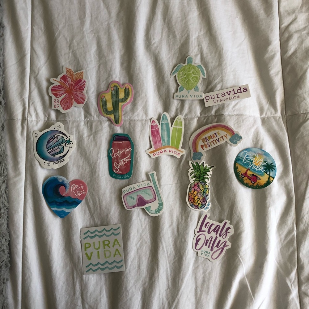 ⭐️Pura Vida stickers ⭐️